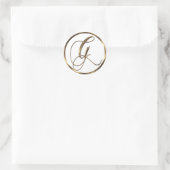 モノグラムフェイクGブロンズ ラウンドシール (バッグ)