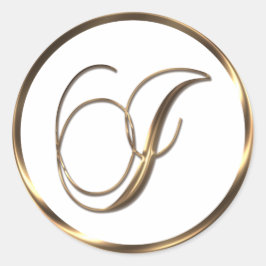 モノグラムフェイクIブロンズ ラウンドシール