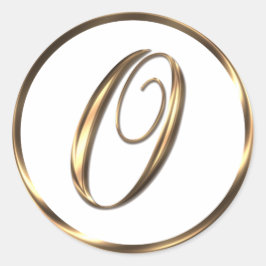 モノグラムフェイクOブロンズ ラウンドシール