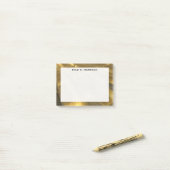 モノグラムフェンシュイ金ゴールド地金 ポストイット (デスク上)