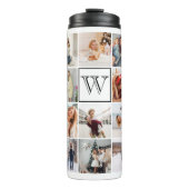 モノグラムフォトコラージホワイト タンブラー (正面)