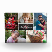 モノグラムフォトコラージュファミリー フォトブロック (正面)