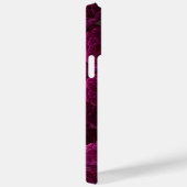 モノグラムフォトモダンフローラ大理石名前をカスタムする Case-Mate iPhoneケース (裏面 / 右)