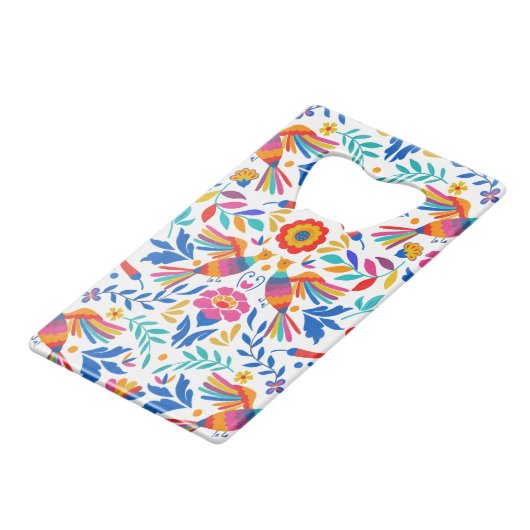 モノグラムフォークアートフローラフェスタ結婚式の引き出物 クレジットカード栓抜き (裏面アングル)