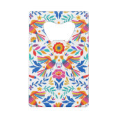 モノグラムフォークアートフローラフェスタ結婚式の引き出物 クレジットカード栓抜き (裏面)