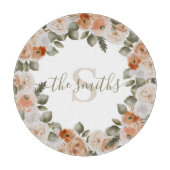 モノグラムフラワーカッティングボード カッティングボード (正面)