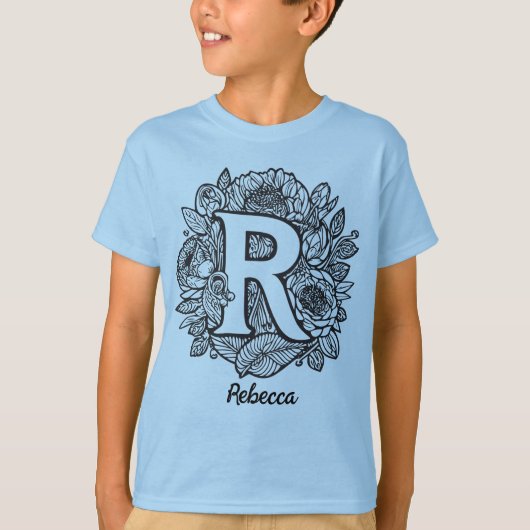 モノグラムフラワータトゥー Tシャツ (正面)