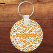 モノグラムフルーツミニマルモダンリストキーチェーン キーホルダー (正面)