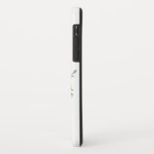 モノグラムフローラひまわりパーソナライズされた Case-Mate iPhoneケース (裏面/左)