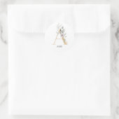 モノグラムフローラクラシックラウンドステッカー ラウンドシール (バッグ)