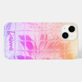 モノグラムフローラスクエア窓ウォーターカラープルプル Case-Mate iPhoneケース (裏面 (横))