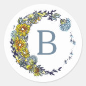 モノグラムフローラダンデヨンサークルムーンデザイン ラウンドシール (正面)