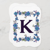 モノグラムフローラノートカード (正面/裏面)