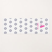 モノグラムフローラブルー ヨガマット (正面(横))