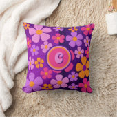 モノグラムフローラブロッサムバースト鮮やか クッション (ブランケット)