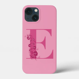 モノグラムフローラレターE iPhoneケース iPhone 13 Miniケース