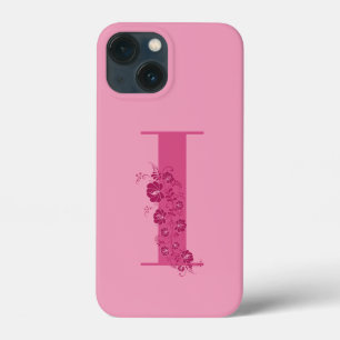 モノグラムフローラレターiPhoneケース iPhone 13 Miniケース