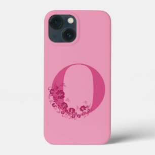 モノグラムフローラレターO iPhoneケース iPhone 13 Miniケース