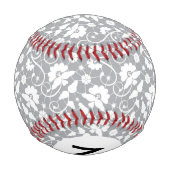 モノグラムフローラレースパターン 野球ボール (裏面)