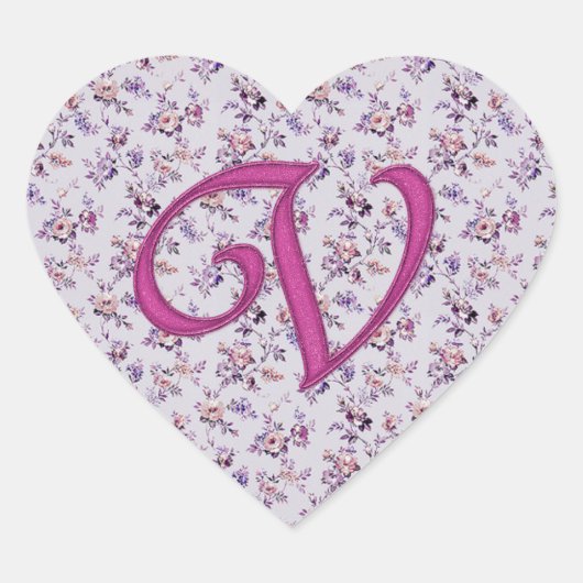 モノグラムフローラヴィンテージV ハートシール (正面)