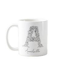 モノグラムフローラ植物性白黒A