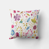 モノグラムフローラ水彩 クッション (裏面)