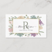 モノグラムフローラ 名刺 (正面)