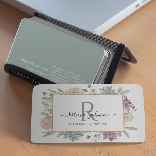 モノグラムフローラ 名刺