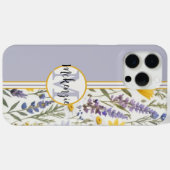 モノグラムフローラiPhoneカバー – ピンクアクアイエロー Case-Mate iPhoneケース (裏面 (横))