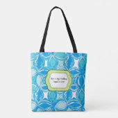 モノグラムブライダルパーティ記憶デザイン トートバッグ (裏面)