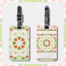 モノグラムブライトかわいらしレッドグリーン魔法スターガール