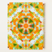 モノグラムブライトオレンジグリーンスター新学期 プランナー手帳 (裏面)