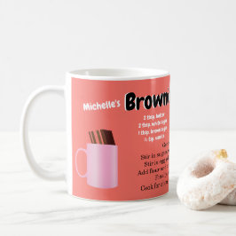 モノグラムブラウニーレシピアメージングおもしろマグカップ コーヒーマグカップ