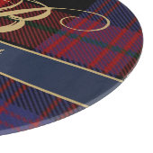 モノグラムブラウンタータンチェックブルーレッドニューリー結婚ズ カッティングボード (角)