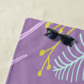 モノグラムブラシスクリプト |熱帯ビーチタオル ビーチタオル (インサイチュ)