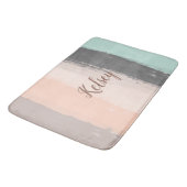 モノグラムブラシストロークカラフル | バスマット (アングル)