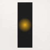 モノグラムブラックと金ゴールド（装飾要素あり） ヨガマット (裏面)