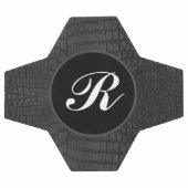 モノグラムブラッククロコダイルレザープリント サッカーボール (フラット)