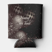 モノグラムブラックグリッターバルーン輝エレガントき 缶クーラー (正面)