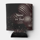 モノグラムブラックグリッターバルーン輝エレガントき 缶クーラー (裏面)