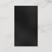 モノグラムブラックグレーコンサルタント名刺 名刺 (裏面)