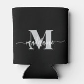 モノグラムブラックシルバーパーソナル 缶クーラー (裏面)