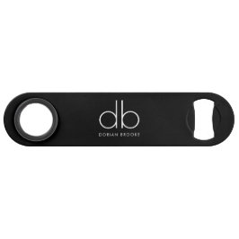 モノグラムブラックスタイリッシュミニマモダンリストバー スピード栓抜き