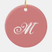 モノグラムブラックバレリーナアフリカンダンサー セラミックオーナメント (裏面)