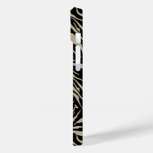 モノグラムブラックベージュアニマルプリント Case-Mate iPhoneケース (裏面 / 左)