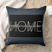 モノグラムブラックメタリックホールメタルルック クッション (ブランケット)