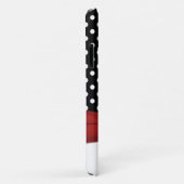 モノグラムブラックレッドホワイト水玉模様iPhone 11ケース Case-Mate iPhoneケース (裏面/右)