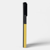 モノグラムブラック金ゴールド&かわいらしガーリーイニシャル Case-Mate iPhoneケース (裏面 / 右)