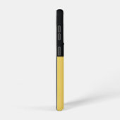 モノグラムブラック金ゴールド&かわいらしガーリーイニシャル SAMSUNG GALAXYケース (右側面)