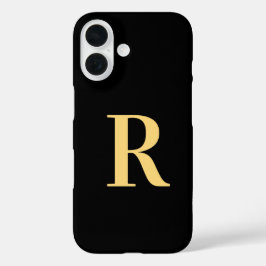 モノグラムブラック金ゴールド iPhone 16ケース